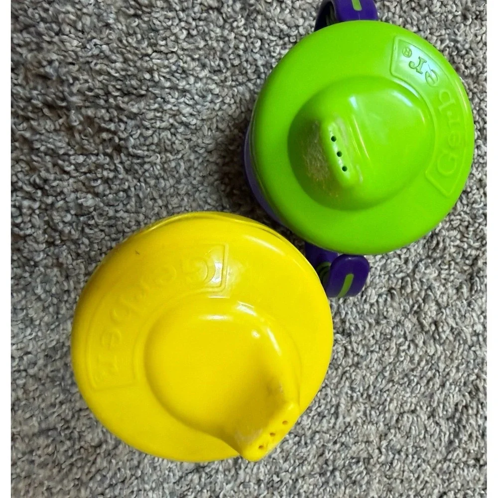Vintage Tweety Bird Gerber Sippy Cups Lot Warner Bros Looney Tunes Baby Cups